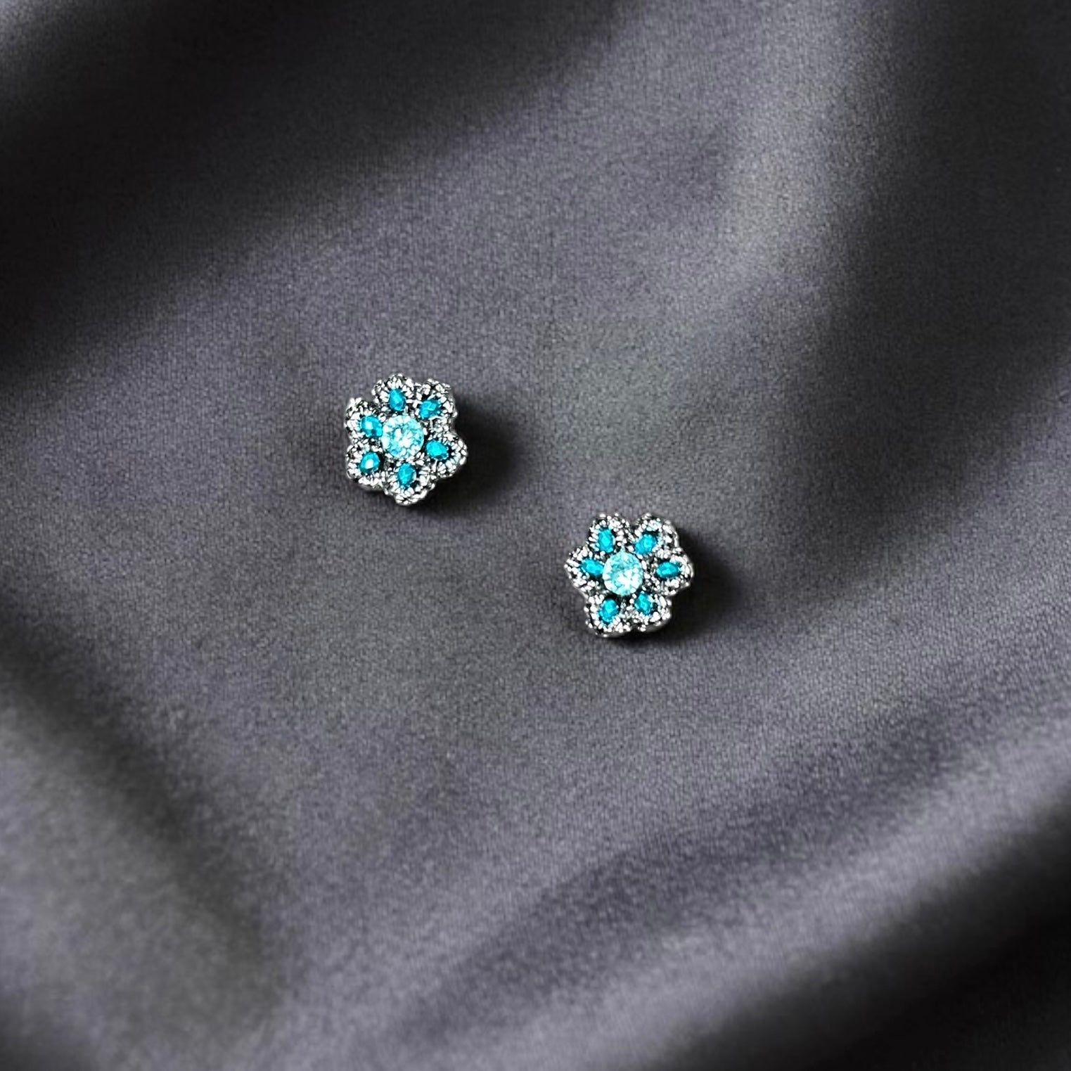 Orecchini Zaky light blue