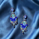 Orecchini Iris blu