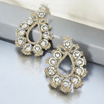 White Drop Earrings
