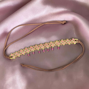 Choker Trinacria rosa