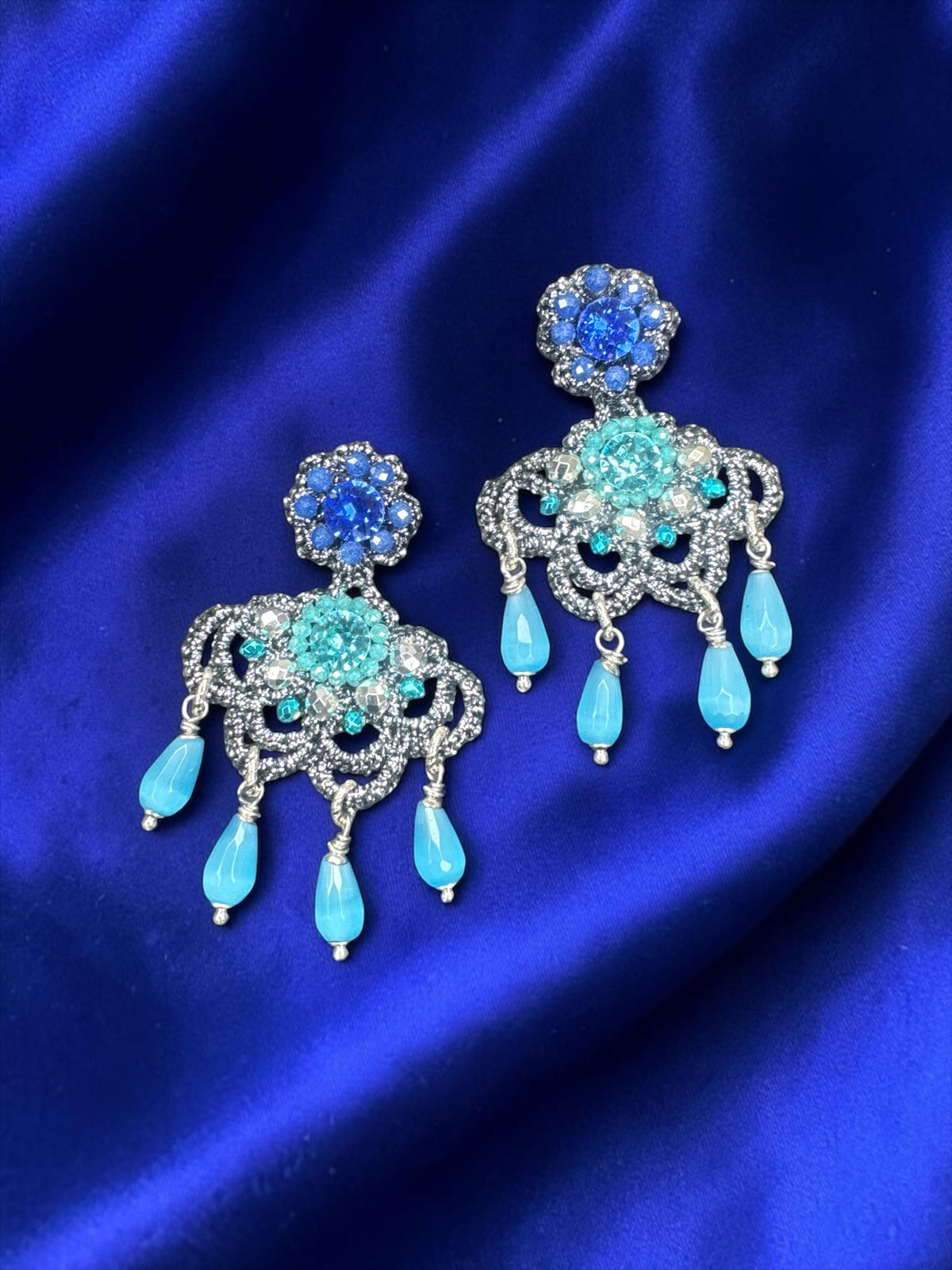 Orecchini Agape blu