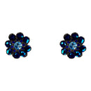 Flower stud earrings