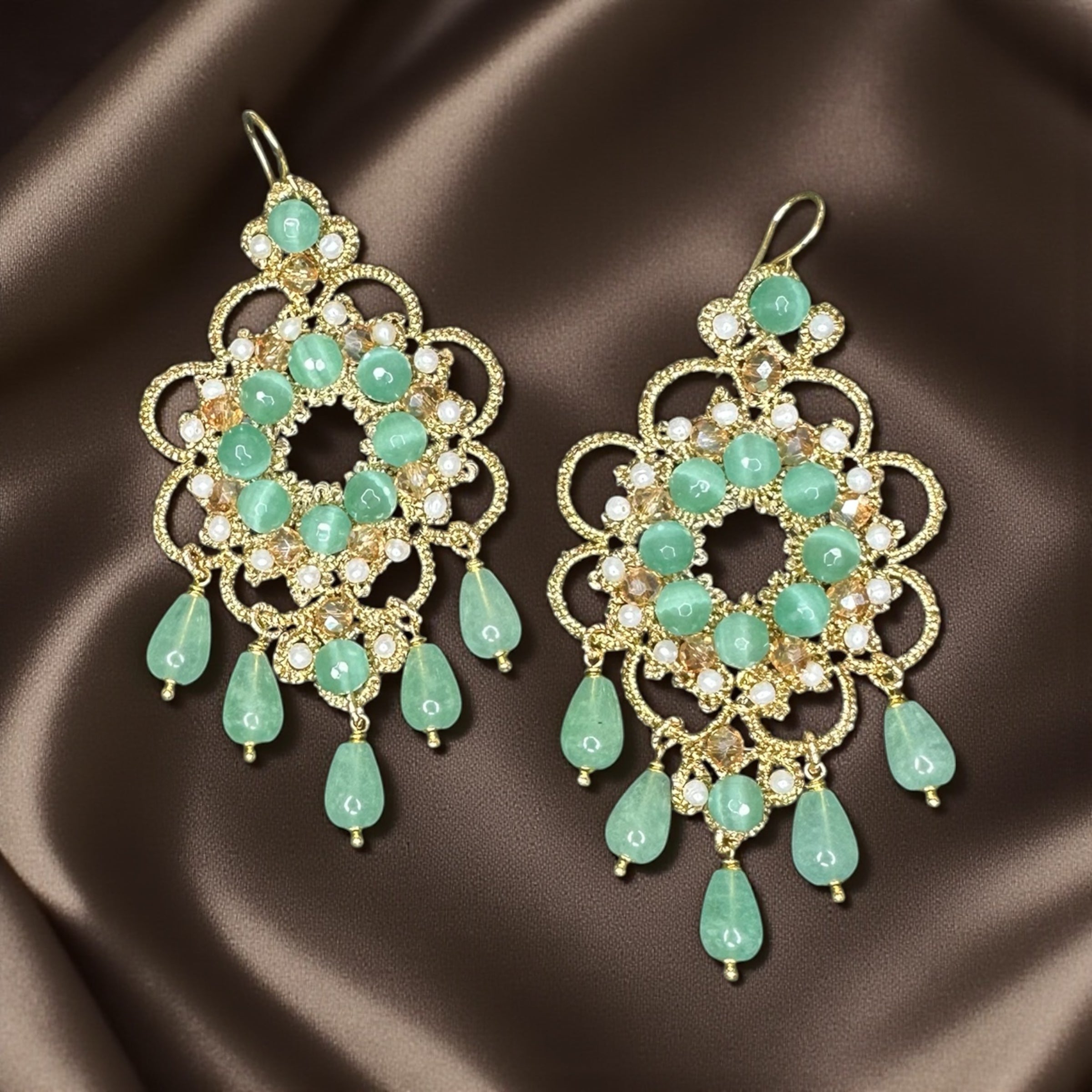 Orecchini incanto salvia