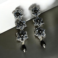 Black Calla Earrings
