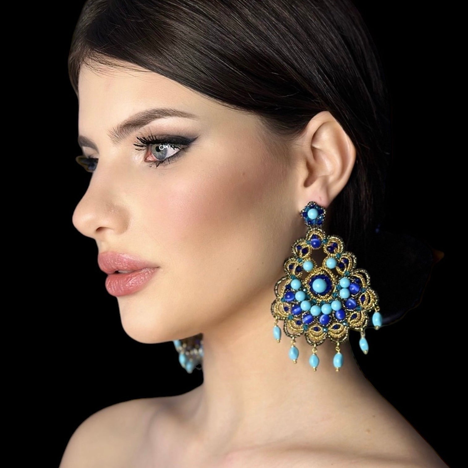 Paola türkisfarbene Ohrringe