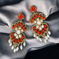 Imperial Coral Earrings