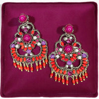 Duchess Red Earrings