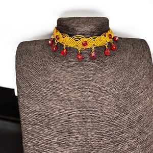 Macrame choker